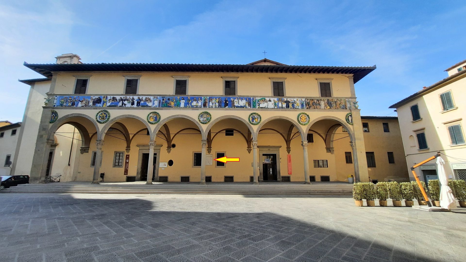 Scuola Medica Pistoiese memorial tablet, Ospedale del Ceppo, Pistoia - 01.jpg